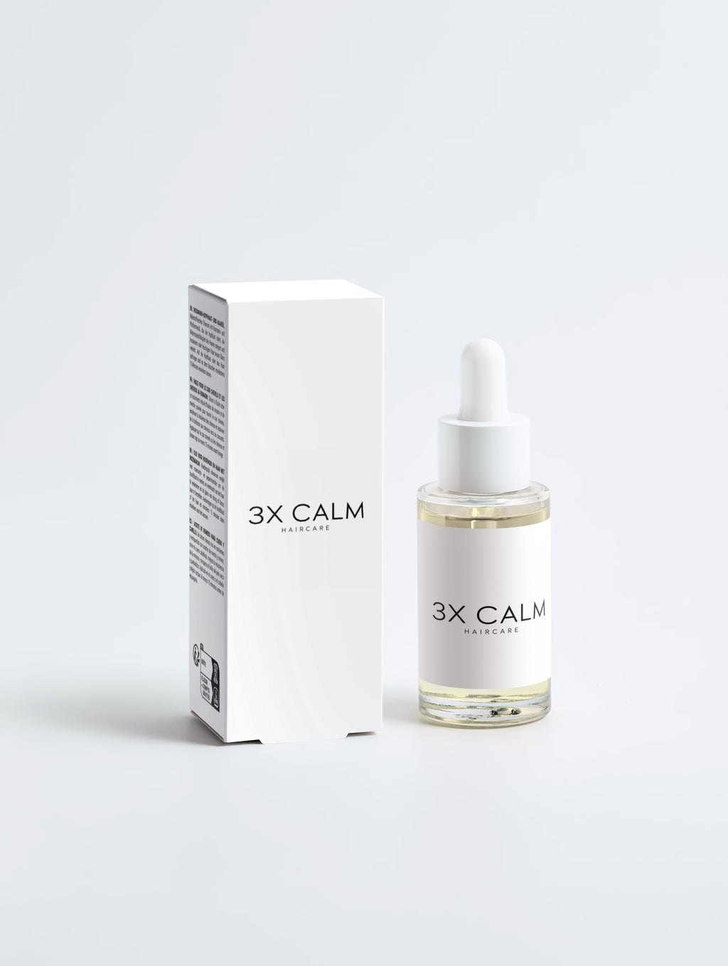 3X CALM Rosemary Strengthening Scalp Oil – Pre-Wash Hair Treatment with Castor, Argan & Peppermint Oil – Reduces Breakage